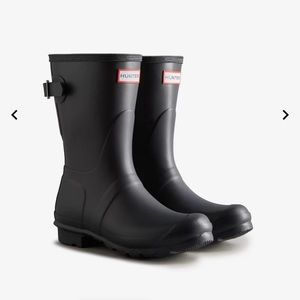 Women's Short Back Adjustable Rain Boots